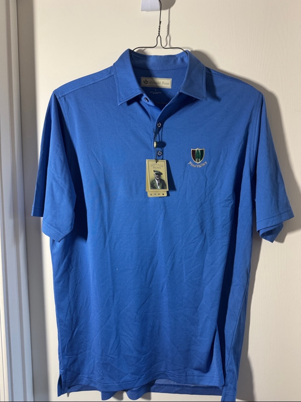 Pine Valley Short-Sleeve Polo in Royal Blue